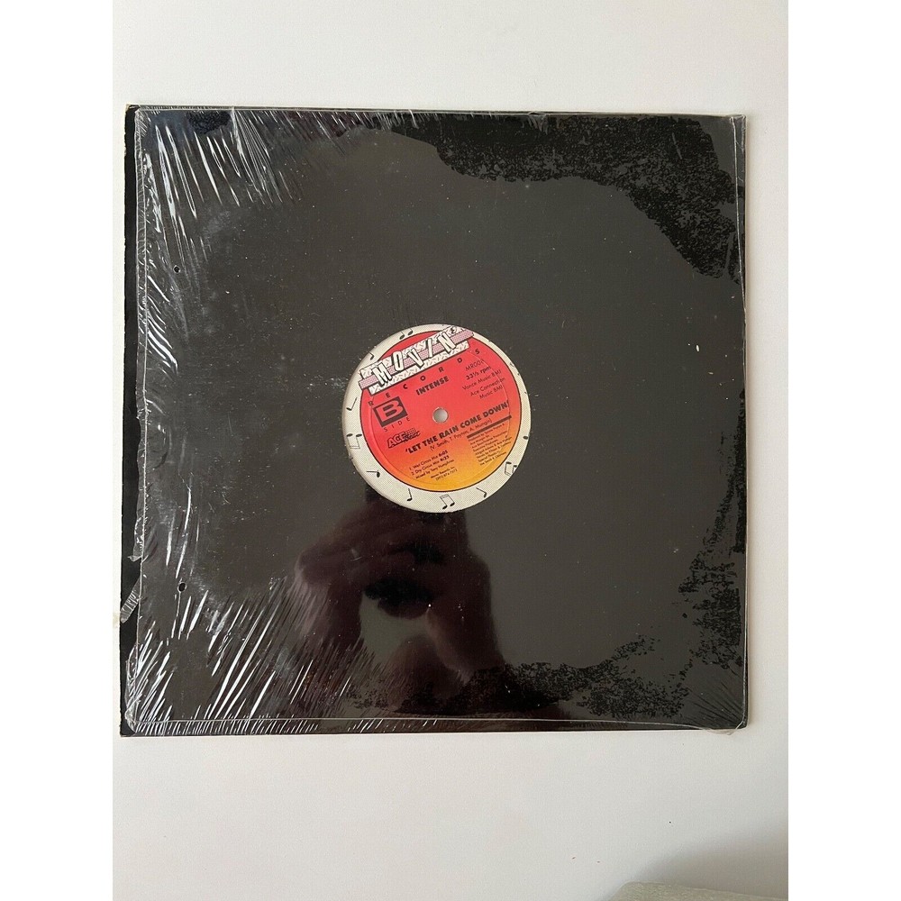 Intense Let The Rain Come Down 12" Vinyl Movin' Records MR008 1990 Shrink EX